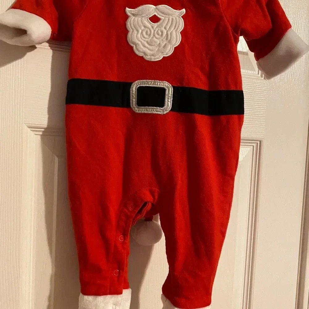 Cat and Jack Hooded Santa Outfit